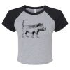 Women's Micro Rib Raglan Baby Tee Thumbnail