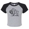 Women's Micro Rib Raglan Baby Tee Thumbnail