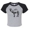 Women's Micro Rib Raglan Baby Tee Thumbnail