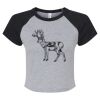 Women's Micro Rib Raglan Baby Tee Thumbnail