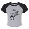 Women's Micro Rib Raglan Baby Tee Thumbnail