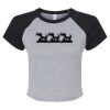 Women's Micro Rib Raglan Baby Tee Thumbnail
