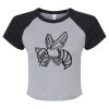 Women's Micro Rib Raglan Baby Tee Thumbnail