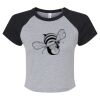 Women's Micro Rib Raglan Baby Tee Thumbnail