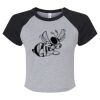 Women's Micro Rib Raglan Baby Tee Thumbnail