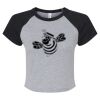 Women's Micro Rib Raglan Baby Tee Thumbnail