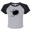 Women's Micro Rib Raglan Baby Tee Thumbnail