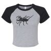 Women's Micro Rib Raglan Baby Tee Thumbnail