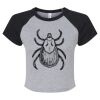 Women's Micro Rib Raglan Baby Tee Thumbnail