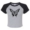 Women's Micro Rib Raglan Baby Tee Thumbnail