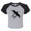Women's Micro Rib Raglan Baby Tee Thumbnail