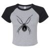 Women's Micro Rib Raglan Baby Tee Thumbnail