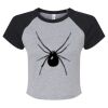 Women's Micro Rib Raglan Baby Tee Thumbnail