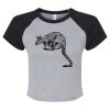 Women's Micro Rib Raglan Baby Tee Thumbnail