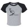 Women's Micro Rib Raglan Baby Tee Thumbnail