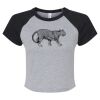 Women's Micro Rib Raglan Baby Tee Thumbnail