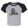 Women's Micro Rib Raglan Baby Tee Thumbnail