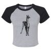 Women's Micro Rib Raglan Baby Tee Thumbnail