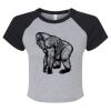 Women's Micro Rib Raglan Baby Tee Thumbnail