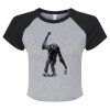 Women's Micro Rib Raglan Baby Tee Thumbnail
