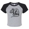 Women's Micro Rib Raglan Baby Tee Thumbnail
