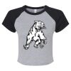 Women's Micro Rib Raglan Baby Tee Thumbnail