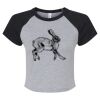 Women's Micro Rib Raglan Baby Tee Thumbnail