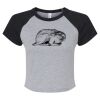 Women's Micro Rib Raglan Baby Tee Thumbnail