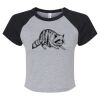 Women's Micro Rib Raglan Baby Tee Thumbnail