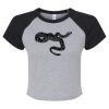 Women's Micro Rib Raglan Baby Tee Thumbnail