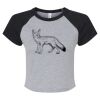 Women's Micro Rib Raglan Baby Tee Thumbnail