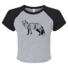 Women's Micro Rib Raglan Baby Tee Thumbnail
