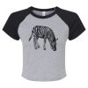 Women's Micro Rib Raglan Baby Tee Thumbnail