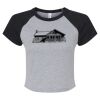Women's Micro Rib Raglan Baby Tee Thumbnail