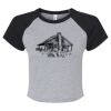 Women's Micro Rib Raglan Baby Tee Thumbnail