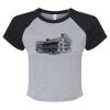 Women's Micro Rib Raglan Baby Tee Thumbnail
