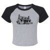 Women's Micro Rib Raglan Baby Tee Thumbnail
