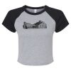 Women's Micro Rib Raglan Baby Tee Thumbnail