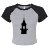 Women's Micro Rib Raglan Baby Tee Thumbnail