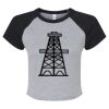 Women's Micro Rib Raglan Baby Tee Thumbnail
