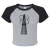 Women's Micro Rib Raglan Baby Tee Thumbnail