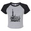 Women's Micro Rib Raglan Baby Tee Thumbnail