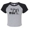 Women's Micro Rib Raglan Baby Tee Thumbnail