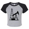 Women's Micro Rib Raglan Baby Tee Thumbnail