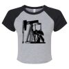 Women's Micro Rib Raglan Baby Tee Thumbnail