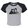Women's Micro Rib Raglan Baby Tee Thumbnail