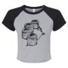 Women's Micro Rib Raglan Baby Tee Thumbnail