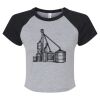Women's Micro Rib Raglan Baby Tee Thumbnail
