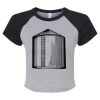 Women's Micro Rib Raglan Baby Tee Thumbnail