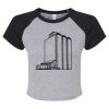Women's Micro Rib Raglan Baby Tee Thumbnail